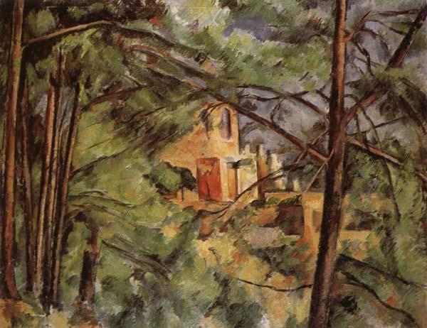 Paul Cezanne View of Chateau Noir Norge oil painting art